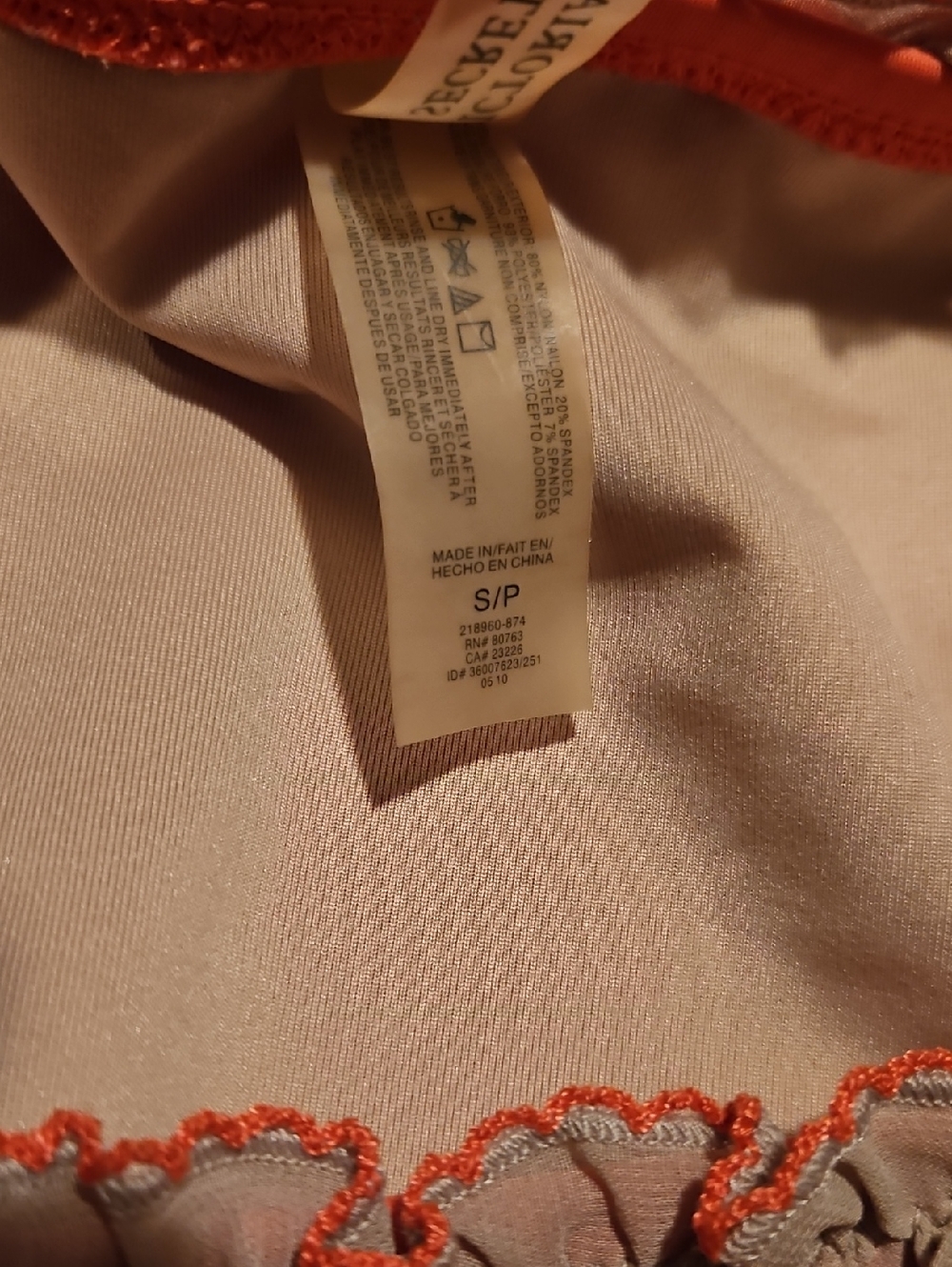 Victoria Secret Coral Triangle Ruffle Bikini - Picture 14 of 14